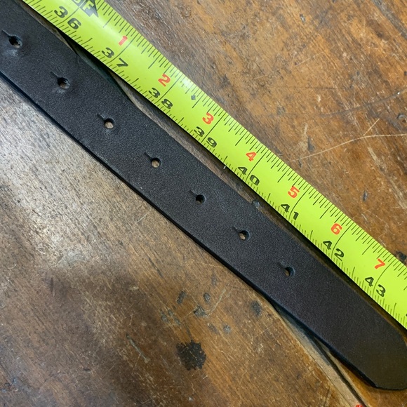 90’s CK CALVIN KLEIN VINTAGE DARK BROWN  VEGAN LEATHER BELT main image 12
